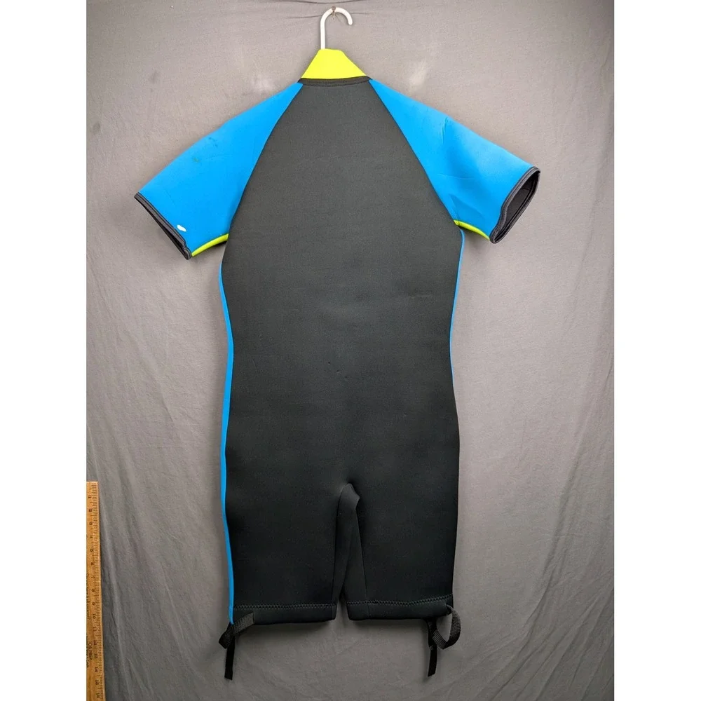 High Sports High‎ Output  Neoprene Wetsuit Shorty Blue Neon Yellow Large